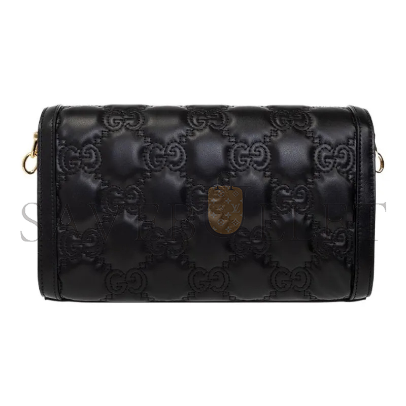 G*u*i small gg matelassÉ leather bag 724529 (25.5*16*8.5cm)